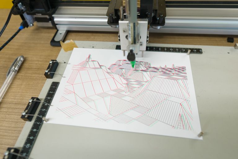 Artwork from project The Drawing Machine